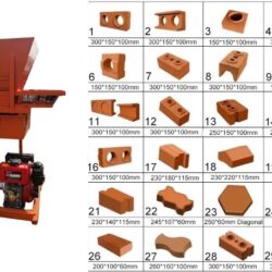 Machine de fabrication de brique rouge